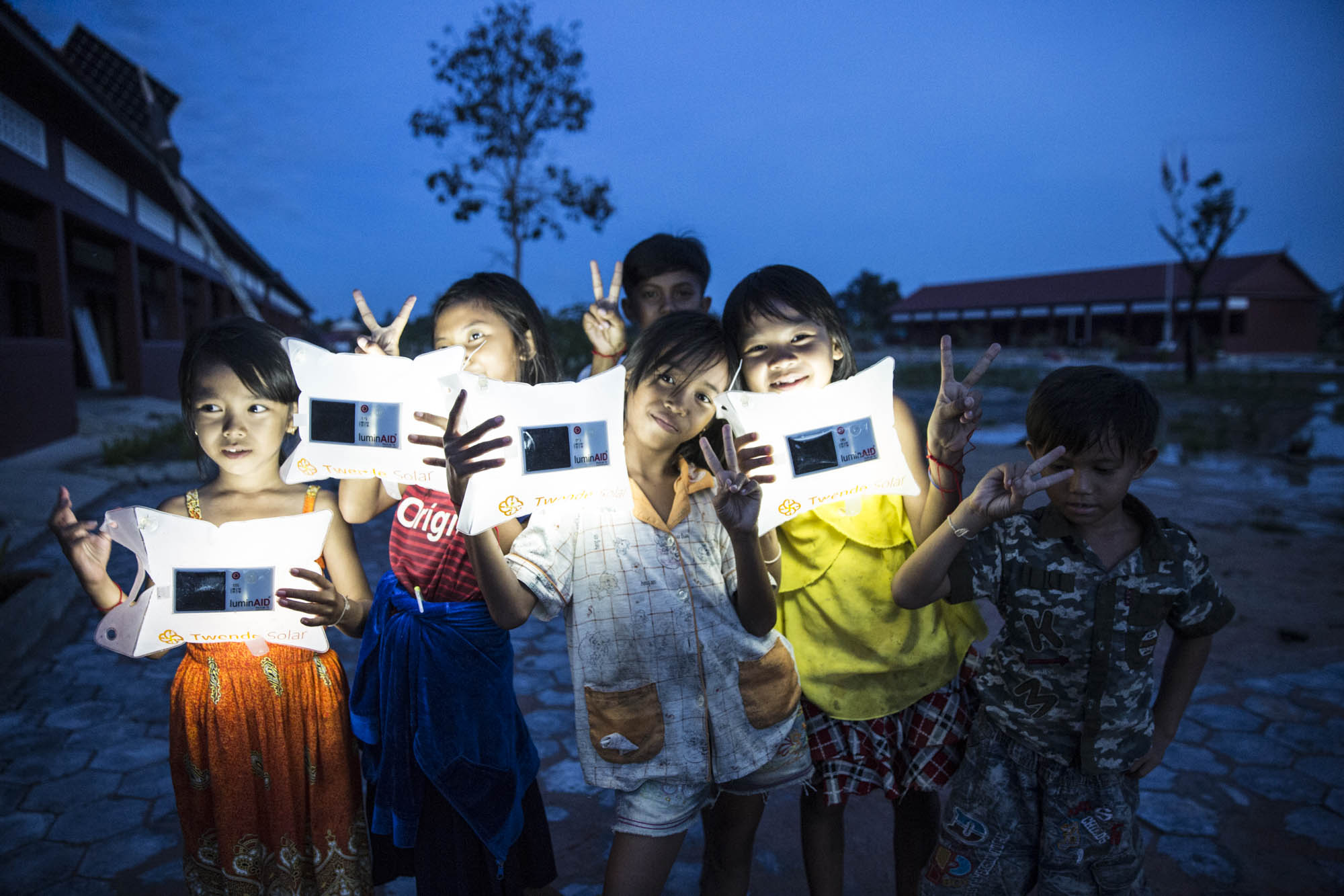 Twende Solar partnered with
                        Global ADE and Green Empowerment to bring solar to Siem Reap, a village in Cambodia,
                        electrifying the education of approximately 1,200 students.